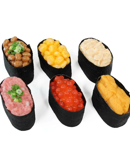 Sushi x 6 - Japanese Handmade Food Sample