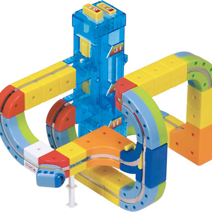 Sunsmile Rail Cube Elevator Set Puzzle Blocks Japan Educational Toy Kids Gift - Picks Japan