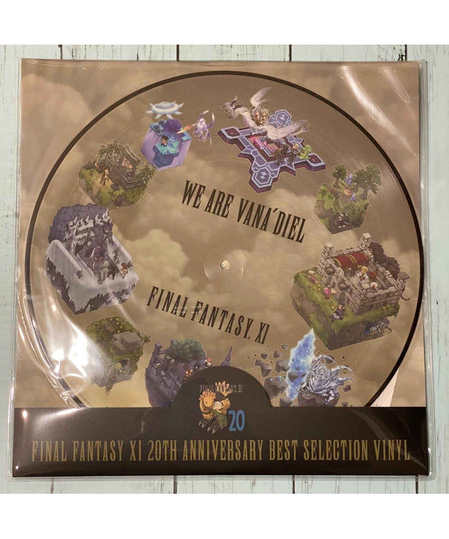 FINAL FANTASY XI 20TH ANNIVERSARY BEST SELECTION Vinyl LP Soundtrack Picture Disc - Picks Japan