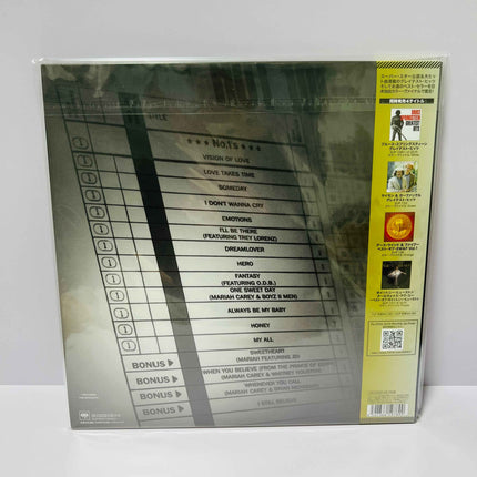 Mariah Carey The Ones Japan Pressing Clear Vinyl 2LP Record with OBI - Picks Japan