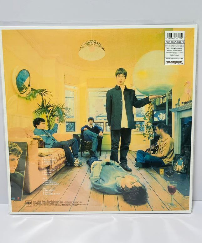 Oasis Definitely Maybe IVORY Color Vinyl 2LP Record Japan Limited edition OBI