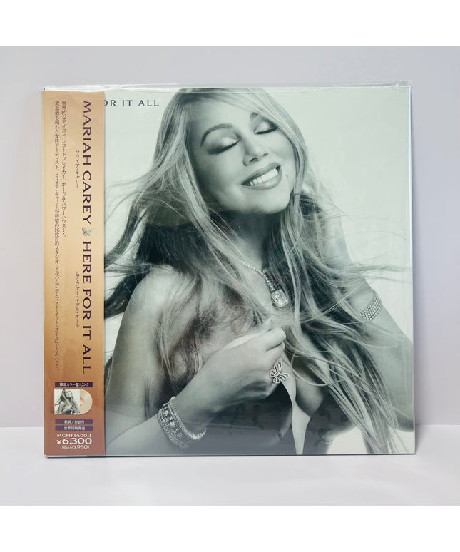 Mariah Carey Here For It All Pink Vinyl LP Record Japan Limited with Japanese OBI Strip