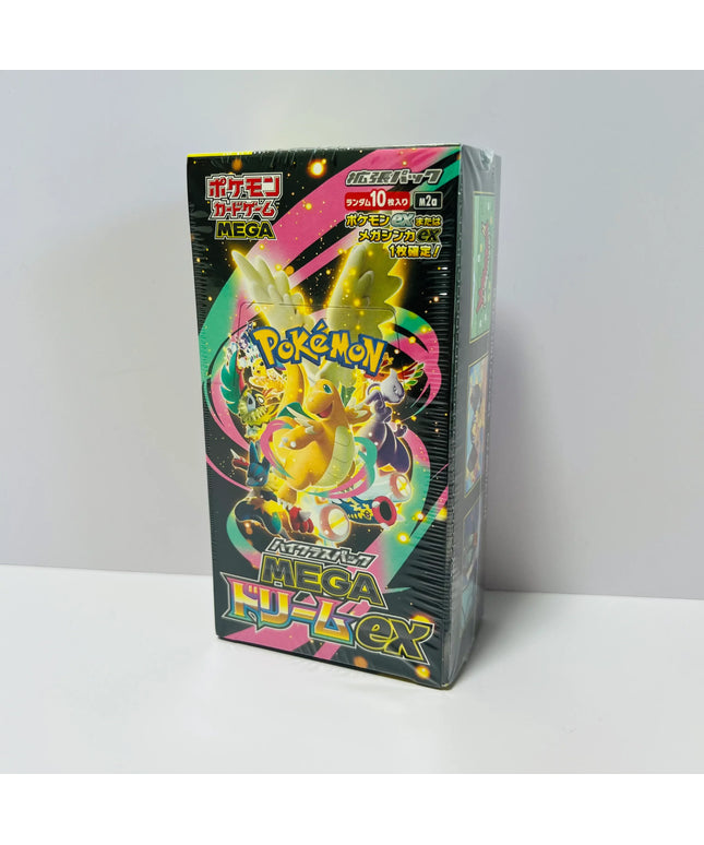 Pokémon MEGA Dream EX High-Class Pack Booster Box – Japanese Version | New & Sealed | 1 Box = 10 Packs (100 Cards) - Picks Japan