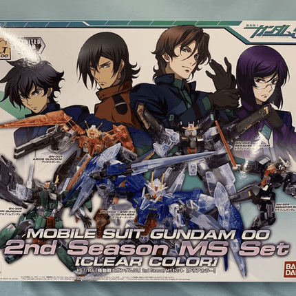 Bandai 1/144 HG Gundam 00 2nd Season MS Set Clear Color Event Limited Ver. - Picks Japan