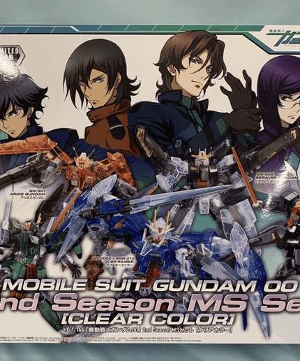 Bandai 1/144 HG Gundam 00 2nd Season MS Set Clear Color Event Limited Ver. - Picks Japan