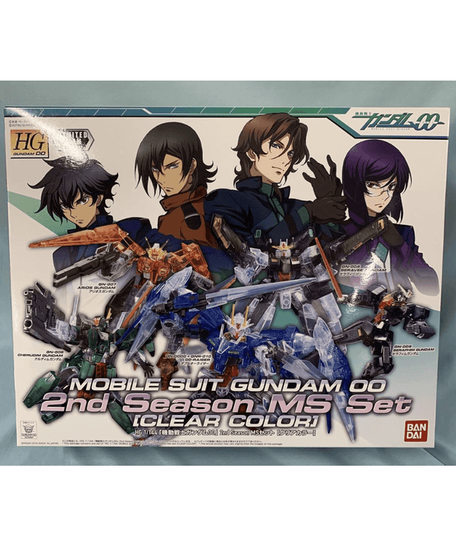 Bandai 1/144 HG Gundam 00 2nd Season MS Set Clear Color Event Limited Ver. - Picks Japan