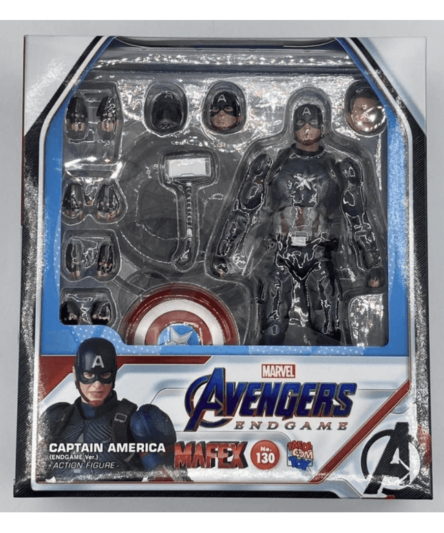 MAFEX No.130 Captain America Avengers Endgame Figure MEDICOM Japan - Picks Japan