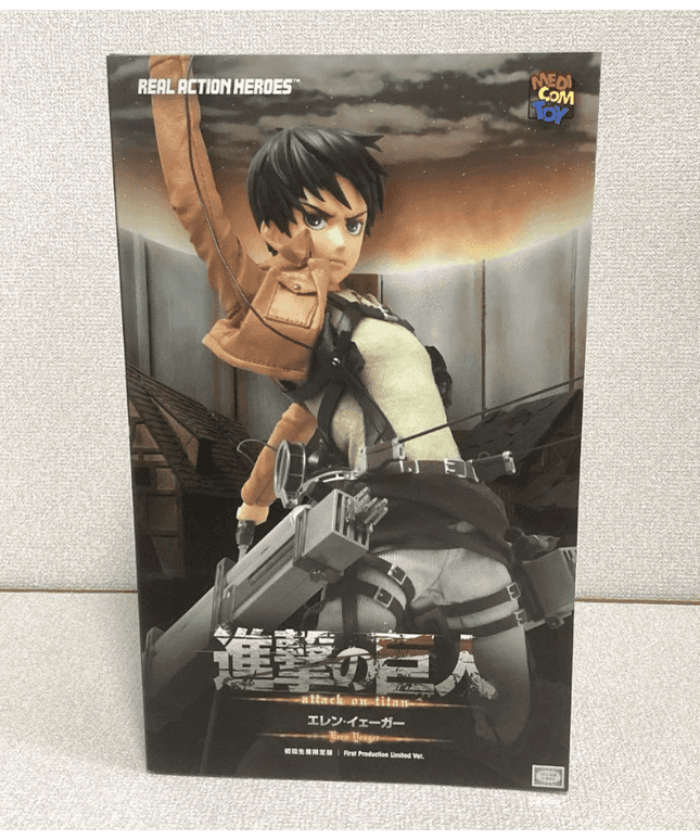 Real Action Heroes Attack On Titan Eren Yeager 1/6 Scale Action Figure Unopened - Picks Japan