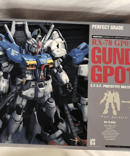RX-78 GP01 Gundam GP01/Fb 1/60 Scale Perfect Model Kit Bandai Unassembled - Picks Japan