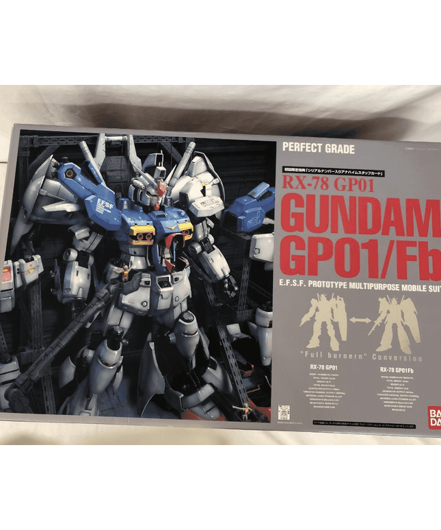 RX-78 GP01 Gundam GP01/Fb 1/60 Scale Perfect Model Kit Bandai Unassembled - Picks Japan