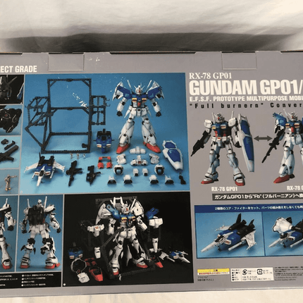 RX-78 GP01 Gundam GP01/Fb 1/60 Scale Perfect Model Kit Bandai Unassembled - Picks Japan