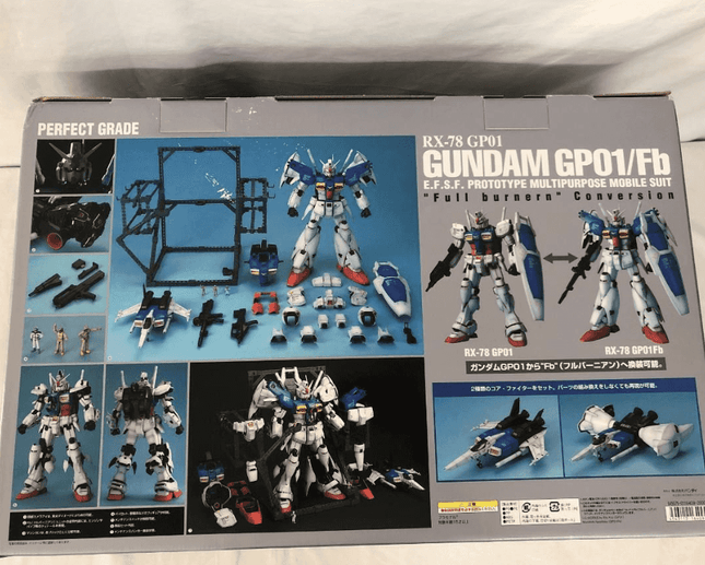 RX-78 GP01 Gundam GP01/Fb 1/60 Scale Perfect Model Kit Bandai Unassembled - Picks Japan