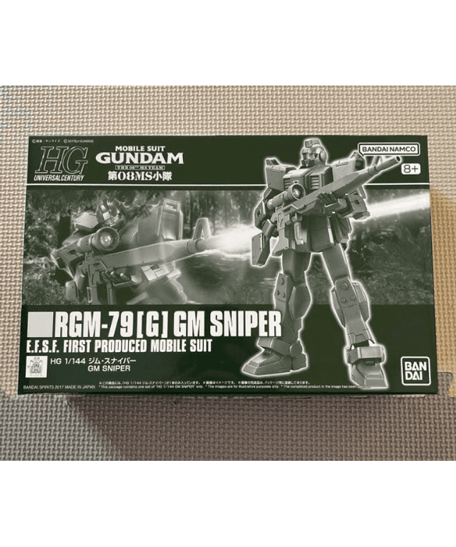 HG 1/144 Mobile Suit Gundam The 08th MS Team GM Sniper Model kit - Picks Japan