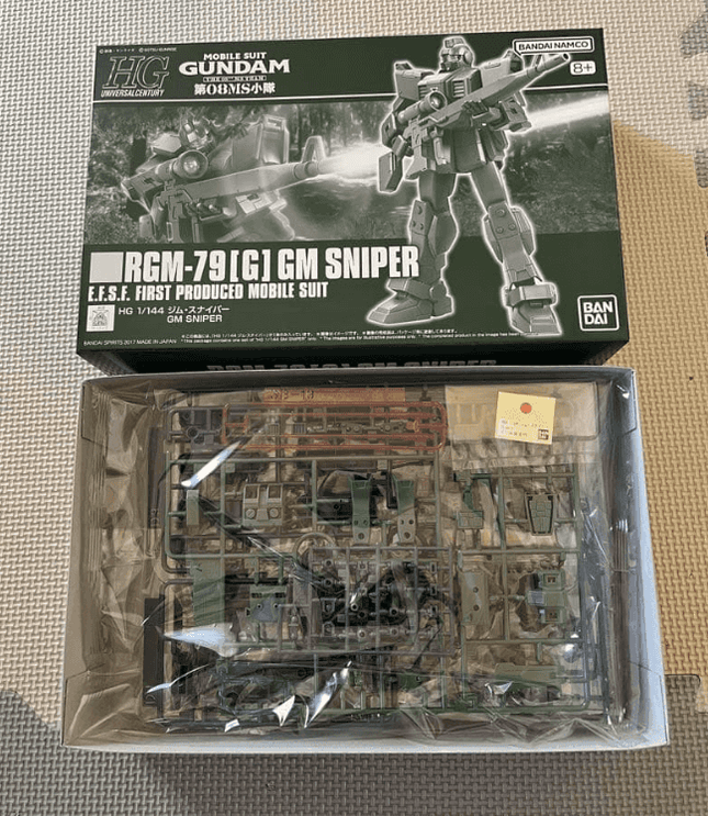 HG 1/144 Mobile Suit Gundam The 08th MS Team GM Sniper Model kit - Picks Japan