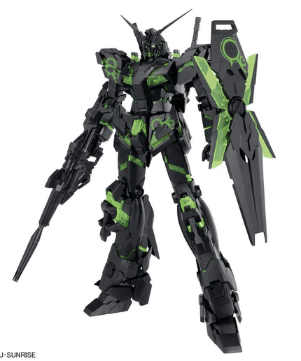 1/100 Unicorn Gundam Recirculation Color/Clear Neon Green - Picks Japan