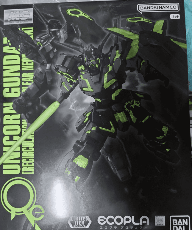 1/100 Unicorn Gundam Recirculation Color/Clear Neon Green - Picks Japan