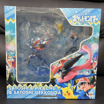 G.E.M. POCKET MONSTERS Pokémon SATOSHI Ash PIKACHU GEKKOUGA Greninja Figure