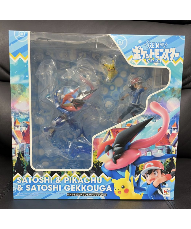 G.E.M. POCKET MONSTERS Pokémon SATOSHI Ash PIKACHU GEKKOUGA Greninja Figure