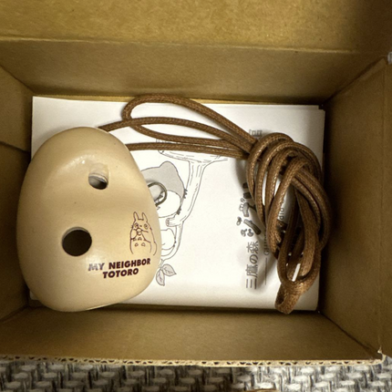 My Neighbor Totoro Earthen flute Ocarina Studio Ghibli Museum Limited Japan