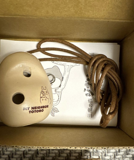 My Neighbor Totoro Earthen flute Ocarina Studio Ghibli Museum Limited Japan