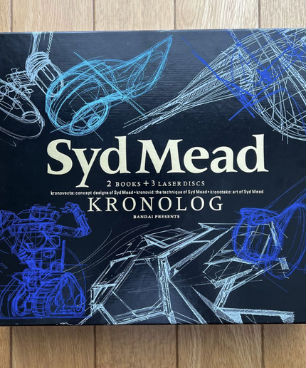 Syd Mead KRONOLOG Art Book and Laserdisc Box Set Complete Japan