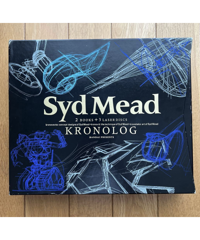 Syd Mead KRONOLOG Art Book and Laserdisc Box Set Complete Japan