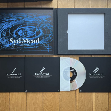 Syd Mead KRONOLOG Art Book and Laserdisc Box Set Complete Japan