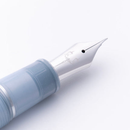 Sailor Hachimonjiya Ginzan Snow Gray Fountain Pen 21K Nib MF