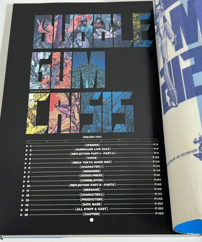 Bubblegum Crisis Complete OVA Art Book (1991 B-Club Special) — Kenichi Sonoda | Film Story, Interviews, Setting Materials – Japan Release
