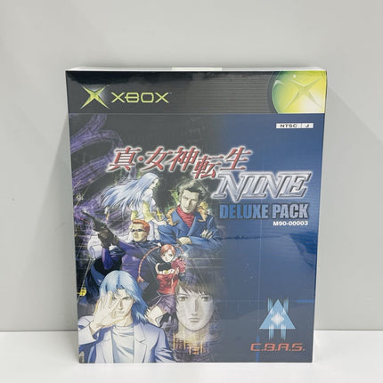 Shin Megami Tensei NINE Deluxe Pack (Xbox, Japan) — Brand New Unopened | Limited Edition Figure, Binder, Watch, ID Card Included