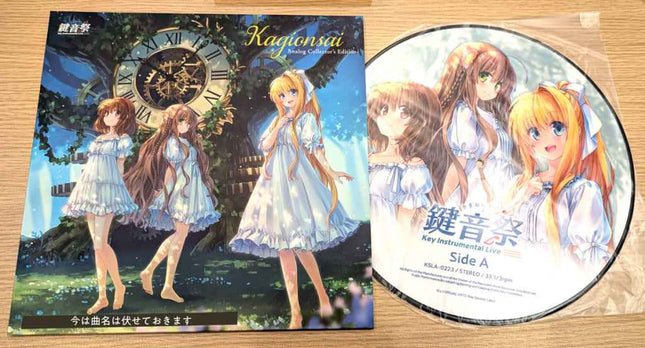 Kagionsai Analog Collector Picture Vinyl Soundtrack LP Limited Key AIR Clannad - Picks Japan