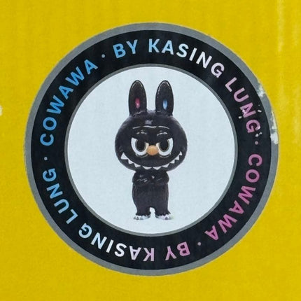 Cowawa ZWA (Black Gliter) by kasing lung x how2work hk Art Toy Figure Labubu Universe Collectible