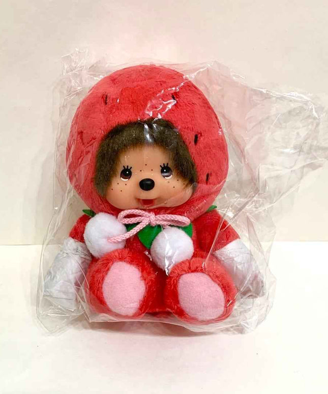 Local Monchhichi Fukuoka Amaou Strawberry S size Plush Doll Japan Limited - Picks Japan