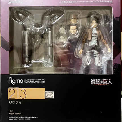 Levi Ackerman figma 213 Attack on Titan Anime figure Max factory 2014 From Japan - Picks Japan