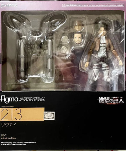 Levi Ackerman figma 213 Attack on Titan Anime figure Max factory 2014 From Japan - Picks Japan