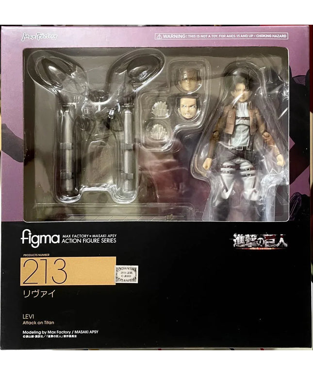 Levi Ackerman figma 213 Attack on Titan Anime figure Max factory 2014 From Japan - Picks Japan