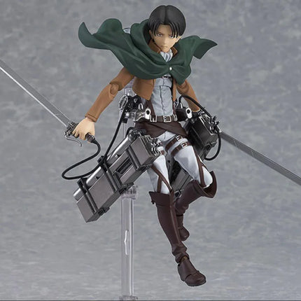 Levi Ackerman figma 213 Attack on Titan Anime figure Max factory 2014 From Japan - Picks Japan