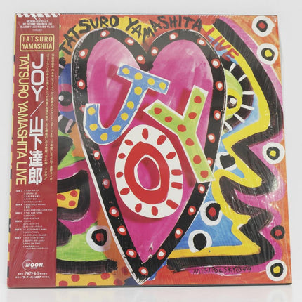 Tatsuro Yamashita Joy LIVE Moon Records Japan shrink VINYL 3LP with OBI