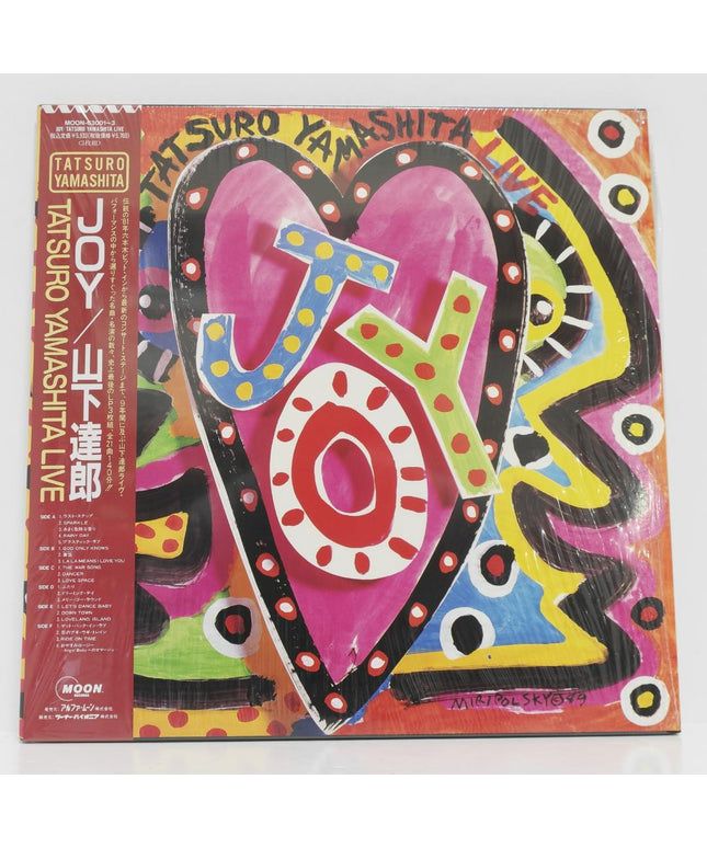 Tatsuro Yamashita Joy LIVE Moon Records Japan shrink VINYL 3LP with OBI