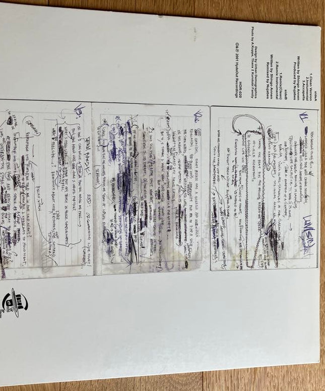 Nujabes Featuring Shing02 Luv(sic) Vinyl EP Hyde Out HOR020 12" Japan First Press