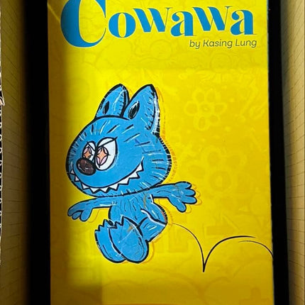 Cowawa ZWA (Black Gliter) by kasing lung x how2work hk Art Toy Figure Labubu Universe Collectible