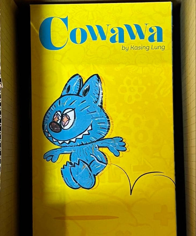 Cowawa ZWA (Black Gliter) by kasing lung x how2work hk Art Toy Figure Labubu Universe Collectible