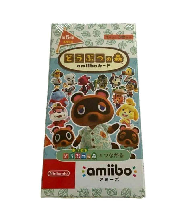 Animal Crossing Amiibo Card vol.5 Box Nintendo sealed (25packs) Japan series5 - Picks Japan