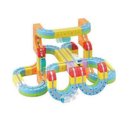 Sunsmile Rail Cube Deluxe Set Puzzle Blocks Japan Educational Toy Kids Gift - Picks Japan